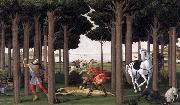 Sandro Botticelli Novella di Nastagio degli onesti (mk36) Germany oil painting reproduction